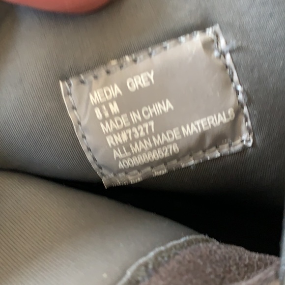 Apt 9 Gray Faux Suede Ankle Boots - Picture 6 of 8